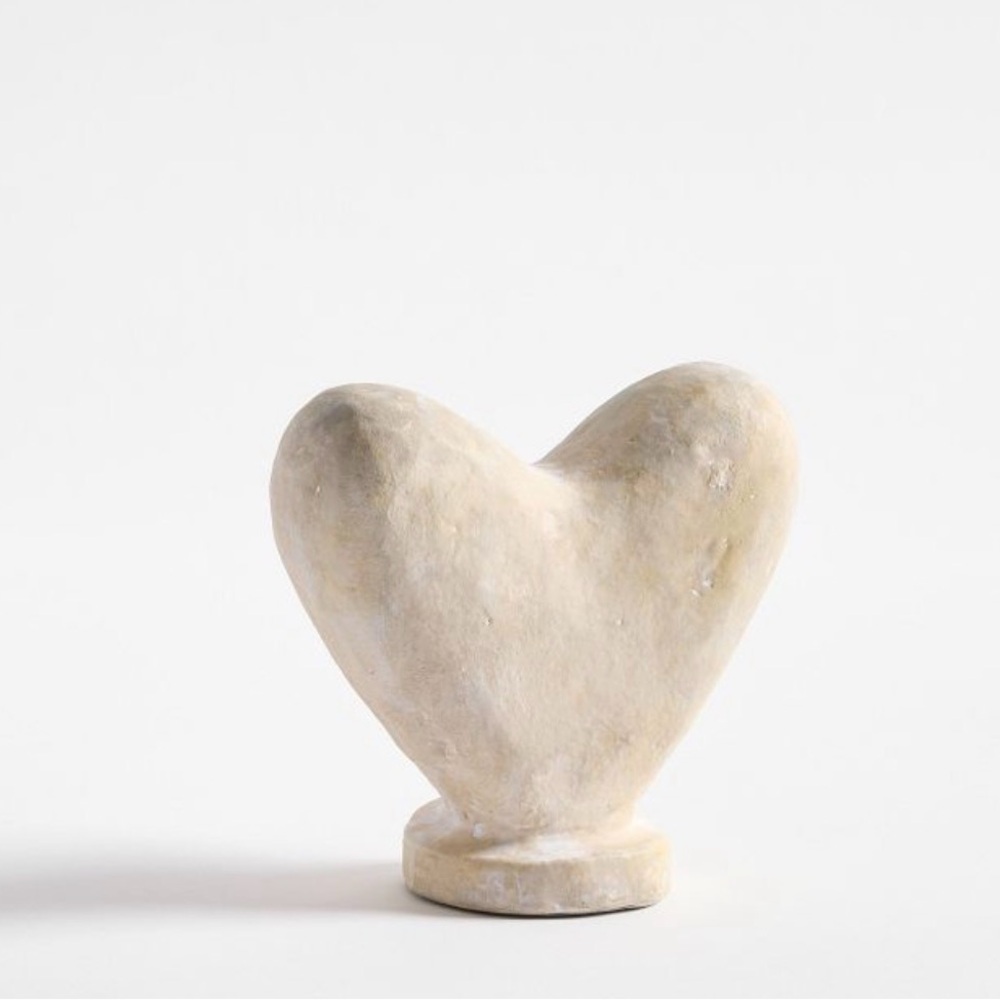 Artisan Studio Heart Sculpture from Pottery Barn Hand Crafted